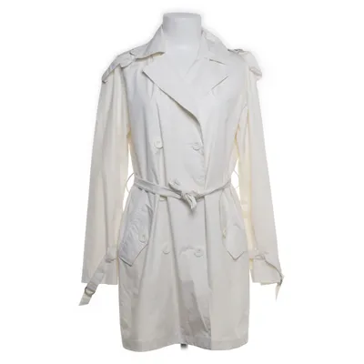 Trench coat (White) Polyester