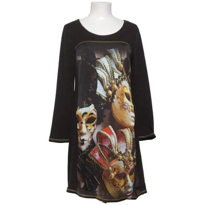 Dress (Black, Multicolored) from Amy Vermont Polyamide, Polyester