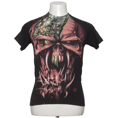 T-shirt (Black, Multicolored) from Fruit of the Loom