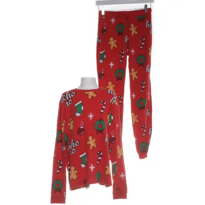 Pyjama (Rood, Meerkleurig) van Silly Santa Katoen, Elastaan