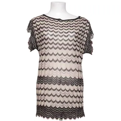 Klänning (Beige, Svart, Flerfärgad) från Missoni Bomull, Elastan, Linne, Polyuretan, Viskos