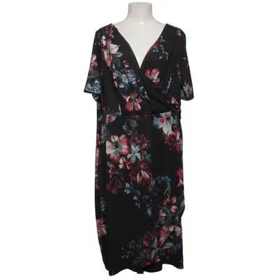 Jurk (Zwart, Meerkleurig) van Lady Vintage Elastaan, Viscose