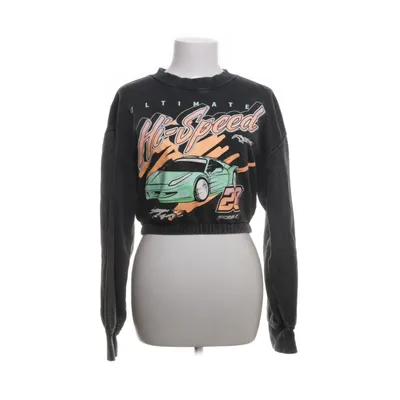 Sweatshirt (Sort, Flerfarvet) fra Divided by H&M Bomuld, Polyester