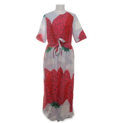 Omlottklänning (Röd, Vit, Flerfärgad) från Marimekko Bomull