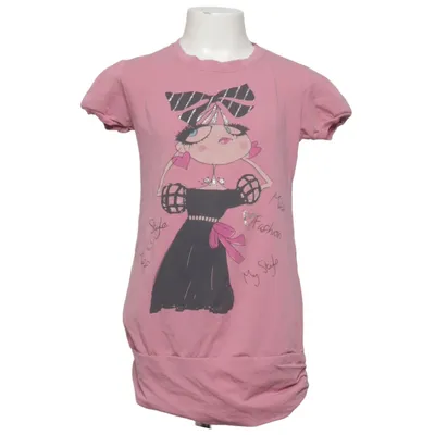 T-shirt (Pink, Black) from Dolcevita Cotton, Elastane