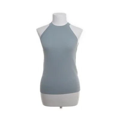 Tank Top (Blue) from Zara Viscose, Nylon