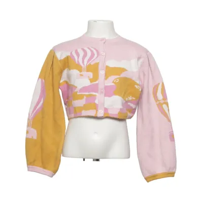 Cardigan (Pink, Gul, Flerfarvet) fra Helmstedt Polyamid, Viscose