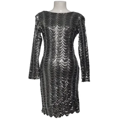 Cocktailkleid (Schwarz, Silber) von Club L Polyester