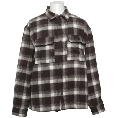 Overshirt (Bruin, Wit) van H&M Acryl, Polyamide, Polyester, Viscose, Wol
