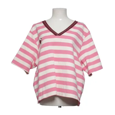 T-shirt (Rose, Blanc) de Costamani Coton, Polyester