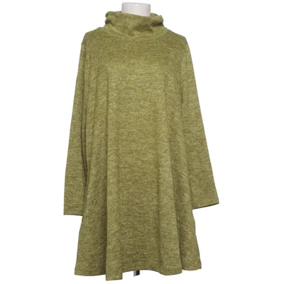 Poloklänning (Grön) från Ulla Popken Elastan, Polyester, Viskos