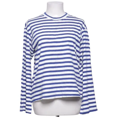 Long sleeve T-shirt (Blue, White) from Arket Cotton