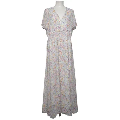 Maxikjole (Hvid, Flerfarvet) fra NA-KD Polyester