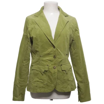 Blazer (Vert) de Green House Acétate, Coton, Élasthane