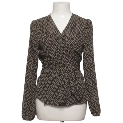 Wikkelblouse (Zwart, Beige) van OVS Elastaan, Polyester