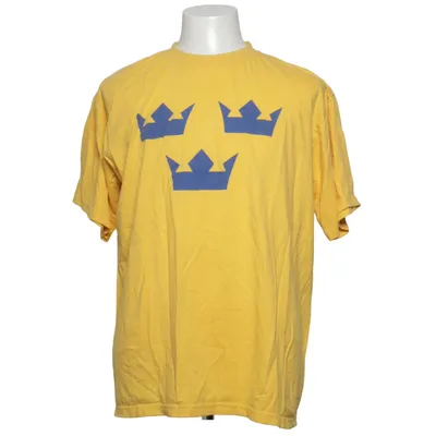 T-shirt (Gul, Blå) fra Graphix Bomuld
