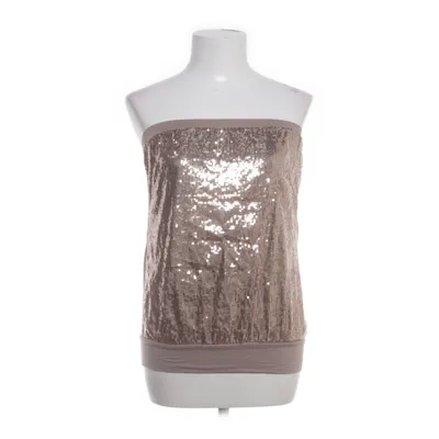 Tube top (Beige, Gold) from Me&Me Cotton, Viscose