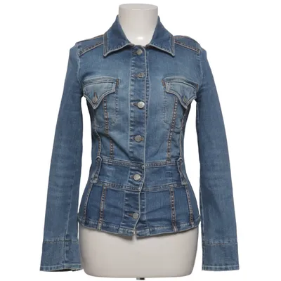 Spijkerjas (Blauw) van Mango Jeans Katoen, Elastaan