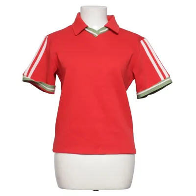 Polo shirt (Red, White, Green) from With Jéan Cotton, Elastane, Polyester