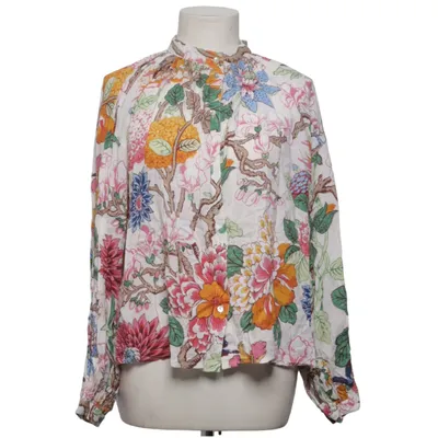 Blouse (Beige, Multicolored) from GP & J Baker x H&M Lyocell, Viscose