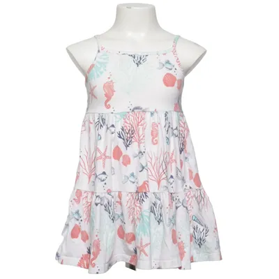 Kjole (Hvid, Flerfarvet) fra F&F Kids Bomuld, Elastan