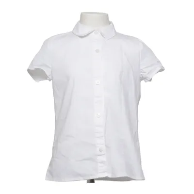 Chemise à manches courtes (Blanc) de Place Coton, Élasthane, Polyester