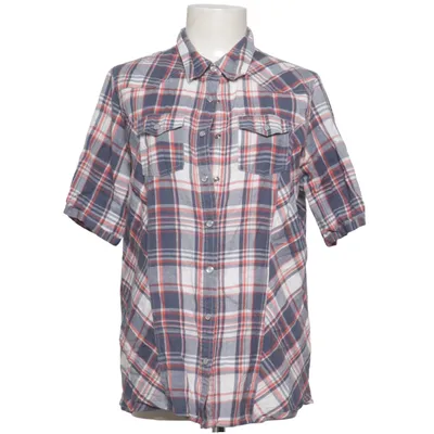 Chemise à manches courtes (Bleu, Blanc, Rouge) de Ellos Plus Collection Coton