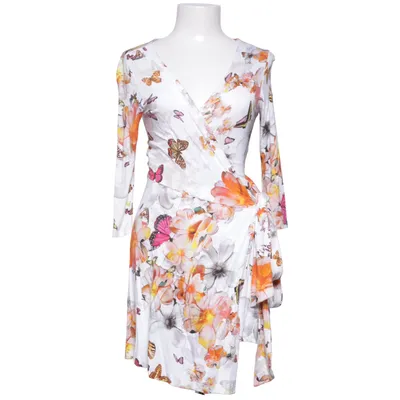 Omlottklänning (Vit, Flerfärgad) från Simplicity New York Elastan, Viskos