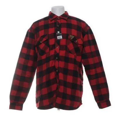Flannel shirt (Red, Black) from Woodstock Cotton, Polyester
