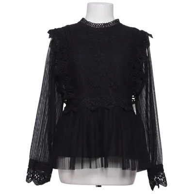 Blus (Svart) från YAS Bomull, Polyamid, Polyester