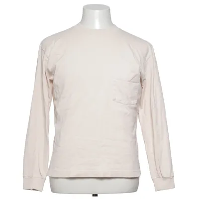 Langærmet t-shirt (Beige) fra Uniqlo U Bomuld, Polyester