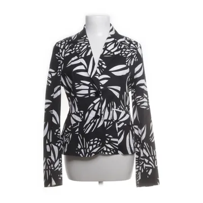 Blazer (Black, White) from Sandro Ferrone Cotton, Elastane