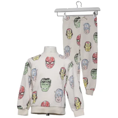 Loungewear (Beige, Flerfarvet) fra H&M Bomuld, Polyester