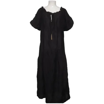 Maxi jurk (Zwart) van H&M Viscose, Polyamide, Katoen