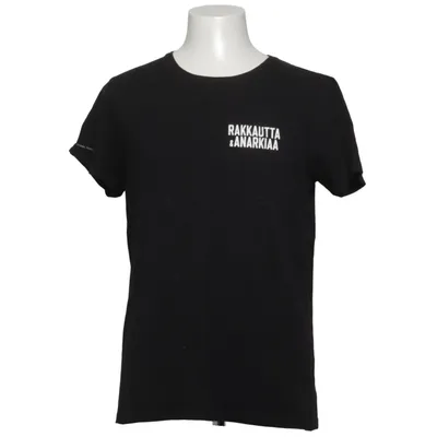 T-shirt (Noir) de Pure Waste Coton recyclé, Polyester recyclé