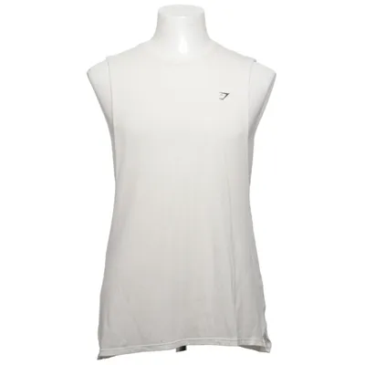 Undershirt (Beige) from Gymshark Cotton, Polyester, Viscose