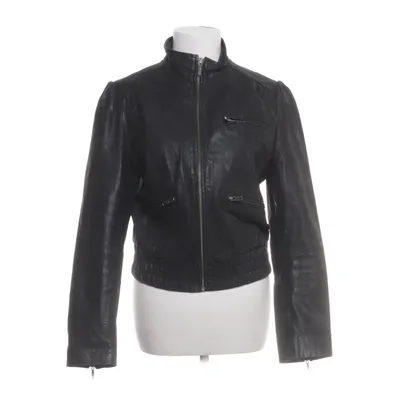 Läderjacka (Svart) från Love Label Polyester, Skinn