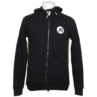 Hættetrøje (Sort, Gul) fra J.D Bomuld, Elastan, Polyester