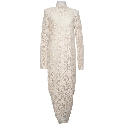 Kjole (Beige) fra H&M Trend Bomuld, Polyamid, Polyester, Elastan