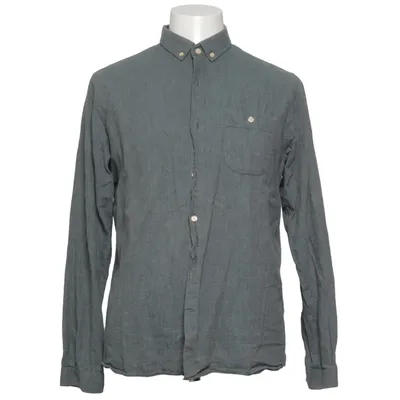 Overhemd (Groen) van Knowledge Cotton Apparel Katoen