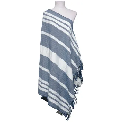 Poncho (Blå, Vit) från Vinga Sweden Bomull