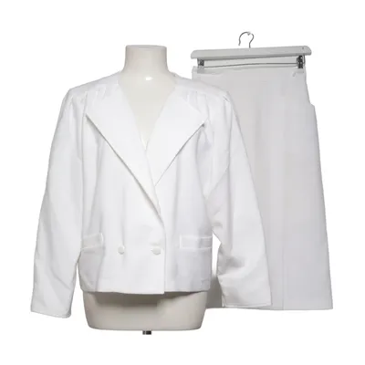 Tailleur jupe (Blanc) de Jennifer by Gulins Polyester, Viscose