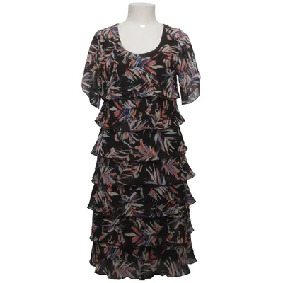 Dress (Black, Multicolored) from Signature Experience Polyester