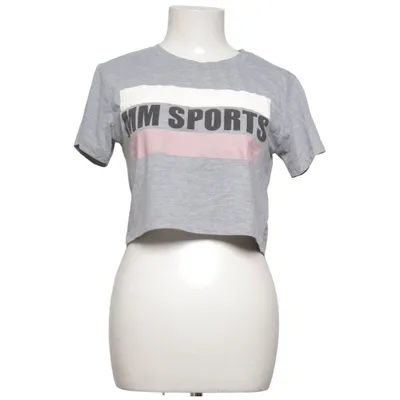 T-shirt (Grijs, Wit, Roze) van MM Sports Katoen, Elastaan, Polyester