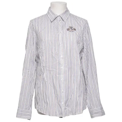Shirt (Wit, Blauw, Bruin) van Marco Pecci Katoen