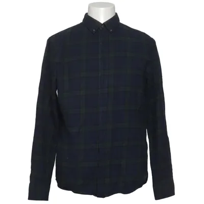 Flanellen overhemd (Blauw, Groen) van Pier One Katoen