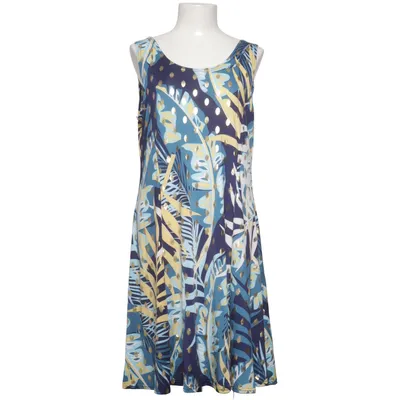 Robe (Bleu, Jaune, Multicolore) de Leana Mode Élasthane, Polyester