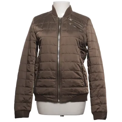 Bomber jacket (Brown) from Jofama Cotton, Elastane, Leather, Polyester