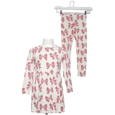 Set (White, Red) from Amy & Lucy Cotton, Elastane