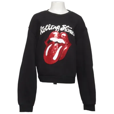 Collegetröja (Svart, Röd) från The Rolling Stones Bomull, Polyester